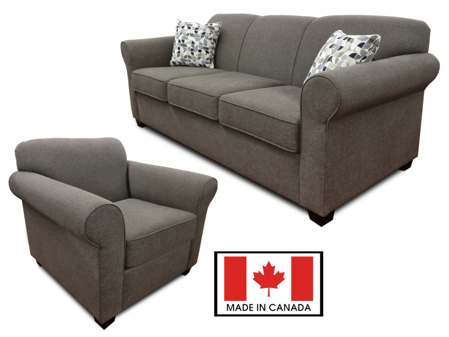 Sofa Set - Made in Canada - Light Brown