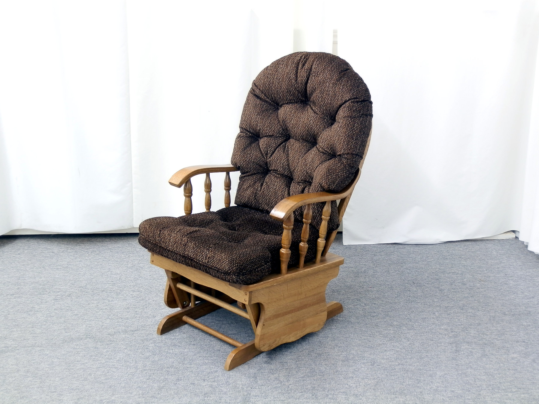 glider rocker brown