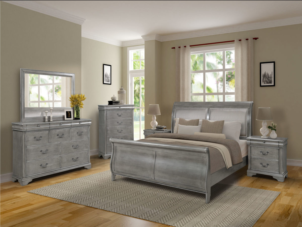 6piece Bedroom Set Queen or King Nothin' Fancy Furniture Warehouse