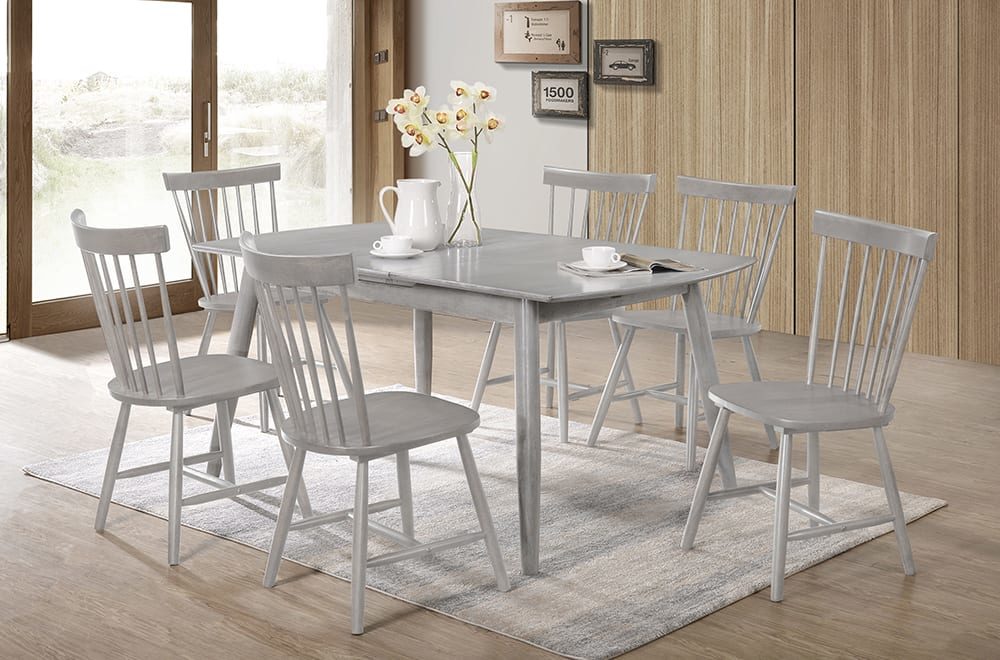 23134 - Table and Chairs - TF-3056 - Grey