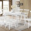 23136 - Table and Chairs - TF-3056 - White