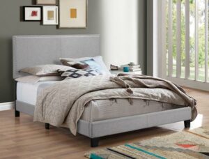 23376 - Grey Linen Bed