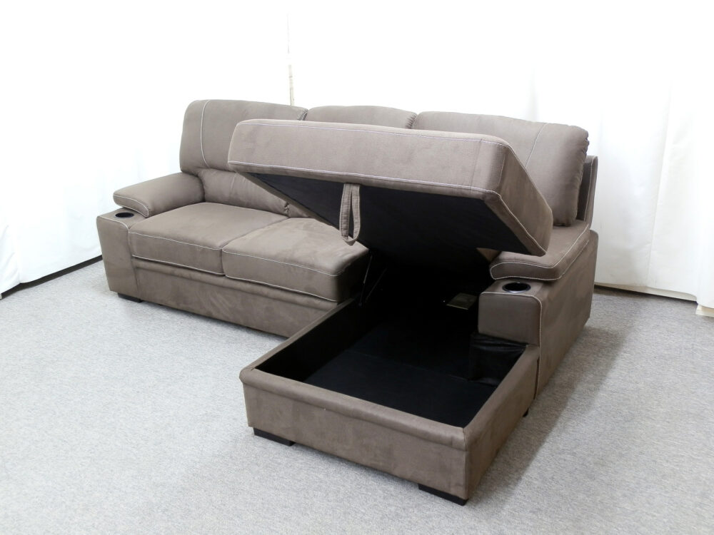 23483 - sectional - with - pop - up - bed - and - storage - PR-GUI-NC - no - ottoman - open
