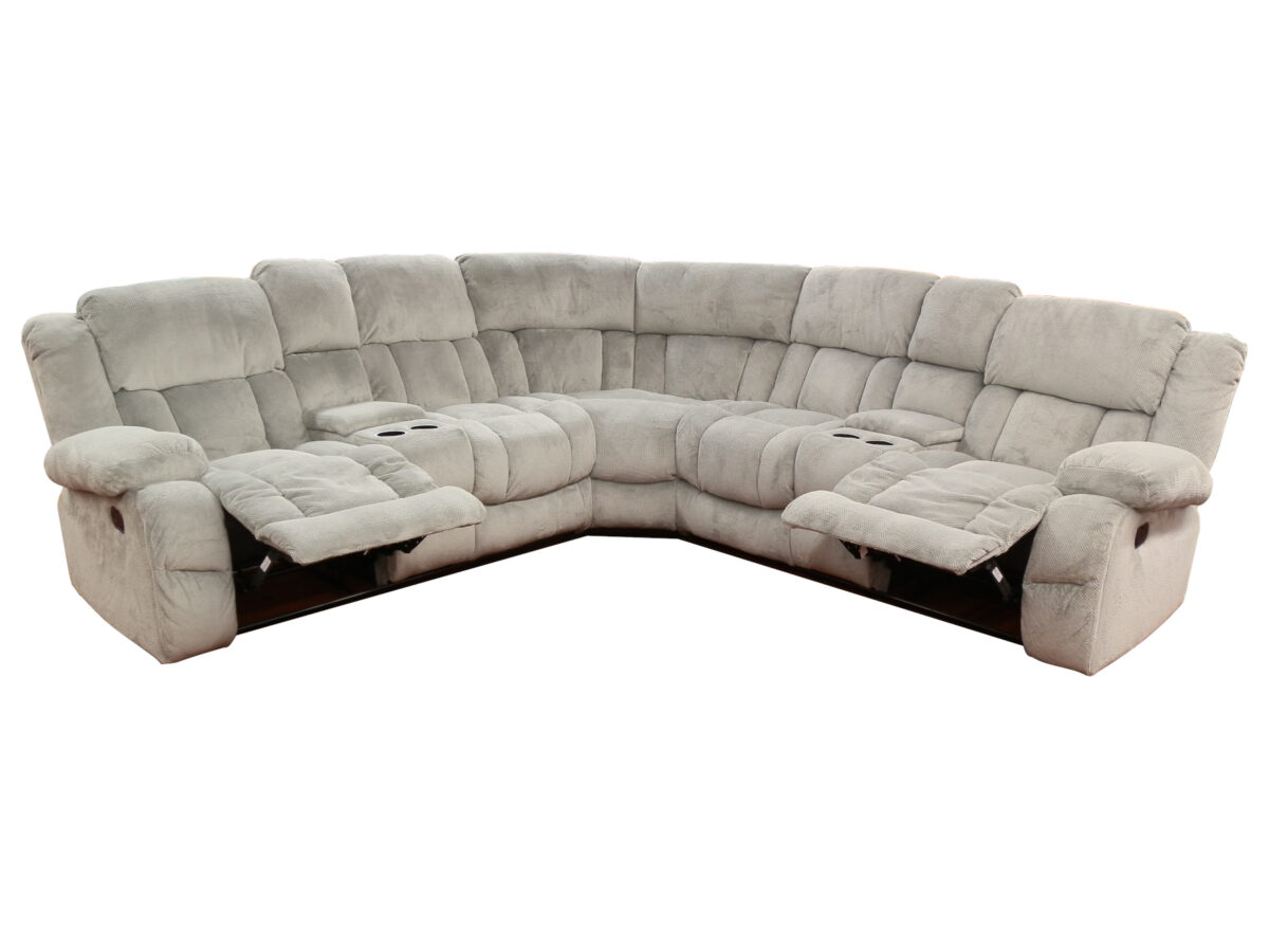 Reclining Sectional Nothin Fancy Furniture Warehouse   23539 Sectional AMA REX Cp Plat Open 1200x900 