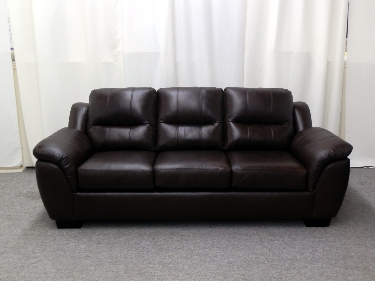 Leather Match Sofa Made in Canada Nothin' Fancy Furniture Warehouse