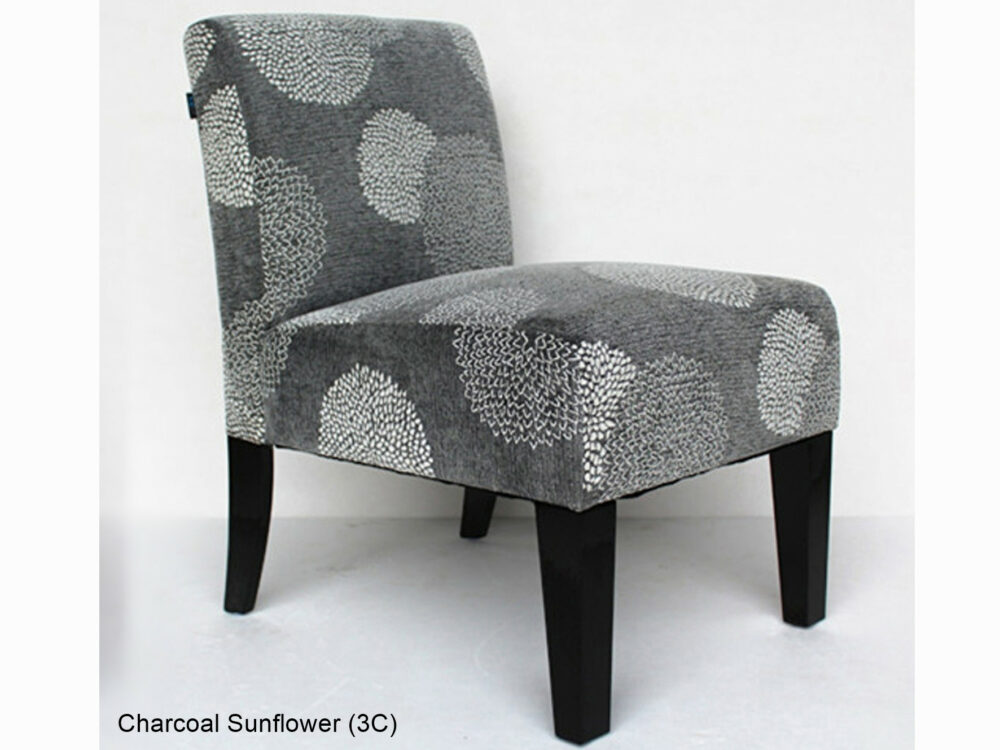 23993 - Accent Chair - CA-GDA134 - Charcoal Sunflower