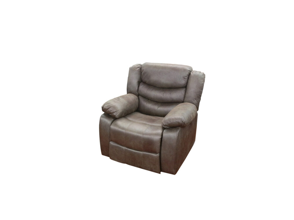 24007 - Power Recliner - UF-59929 - Brown - Closed