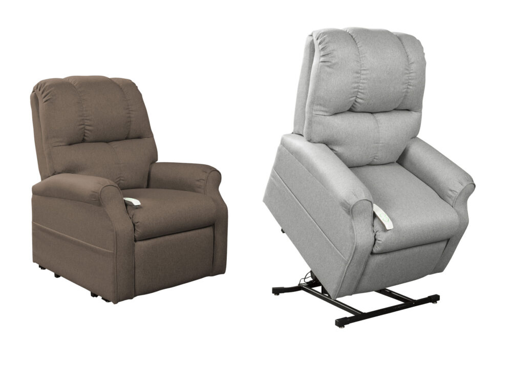 24467 - Power Lift Recliner - CA-WMM2001 - Grey and Brown