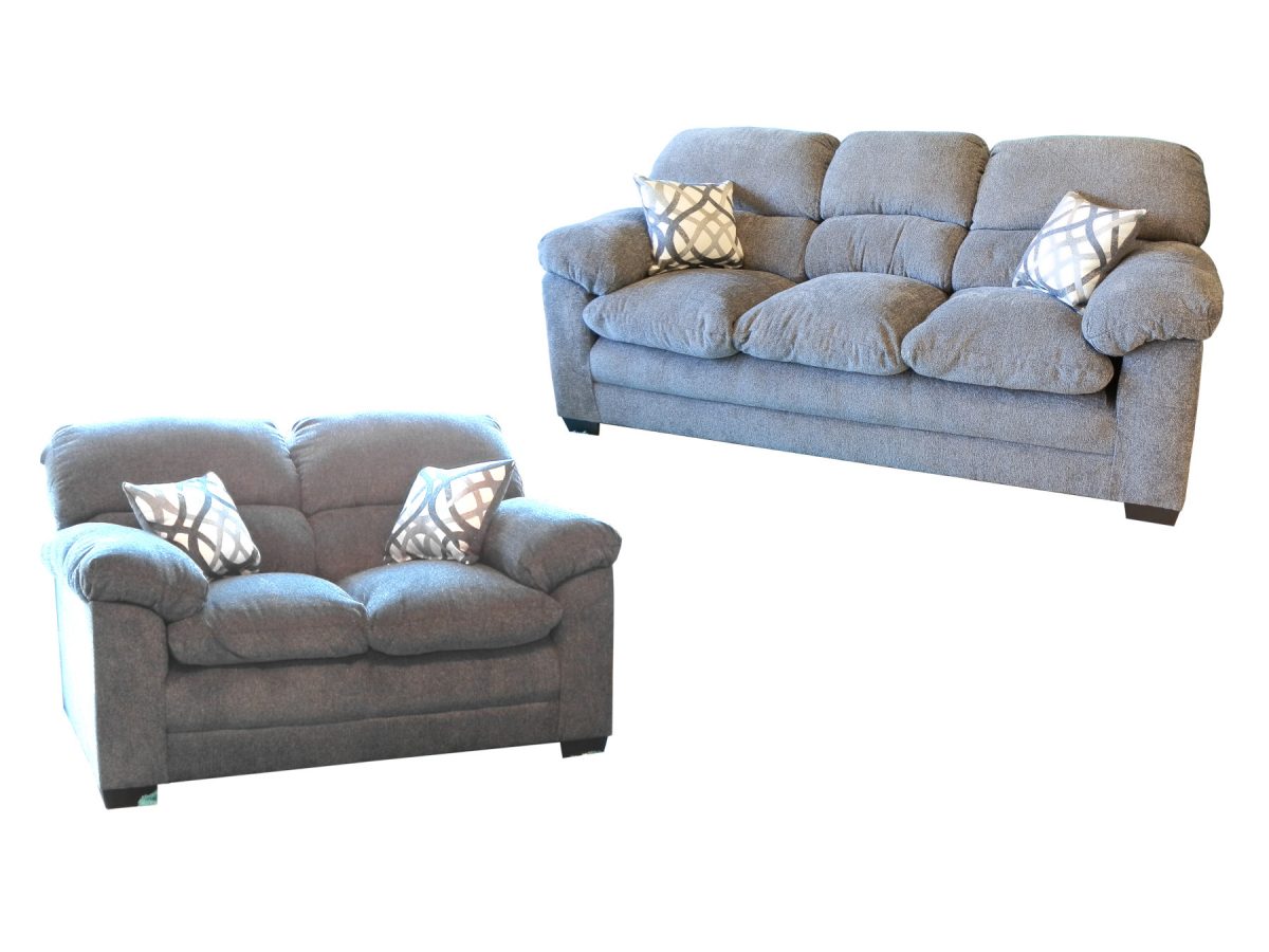 Venus Slate Sofa Set Nothin' Fancy Furniture Warehouse