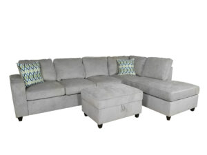 24650 - Sectional-with-Ottoman - PR-Paige - Grey