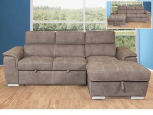 24655 - Chaisse Sectional - PR-Lucca - Pebble-Cement-Grey