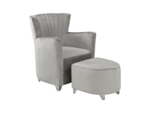 24671 - Chair And Ottoman - BX-0711 - Grey