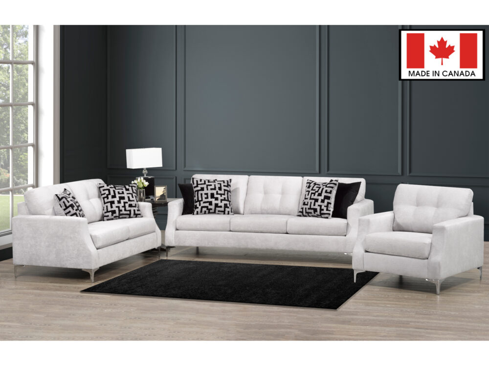 24682 - sofa - set - FN-4145 - new
