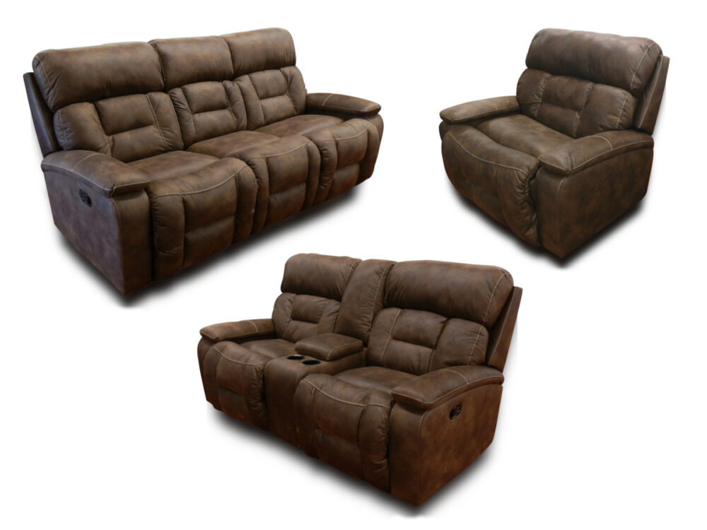 24889 - reclining - sofa - set - UF-59755 - walnut
