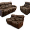 24889 - reclining - sofa - set - UF-59755 - walnut