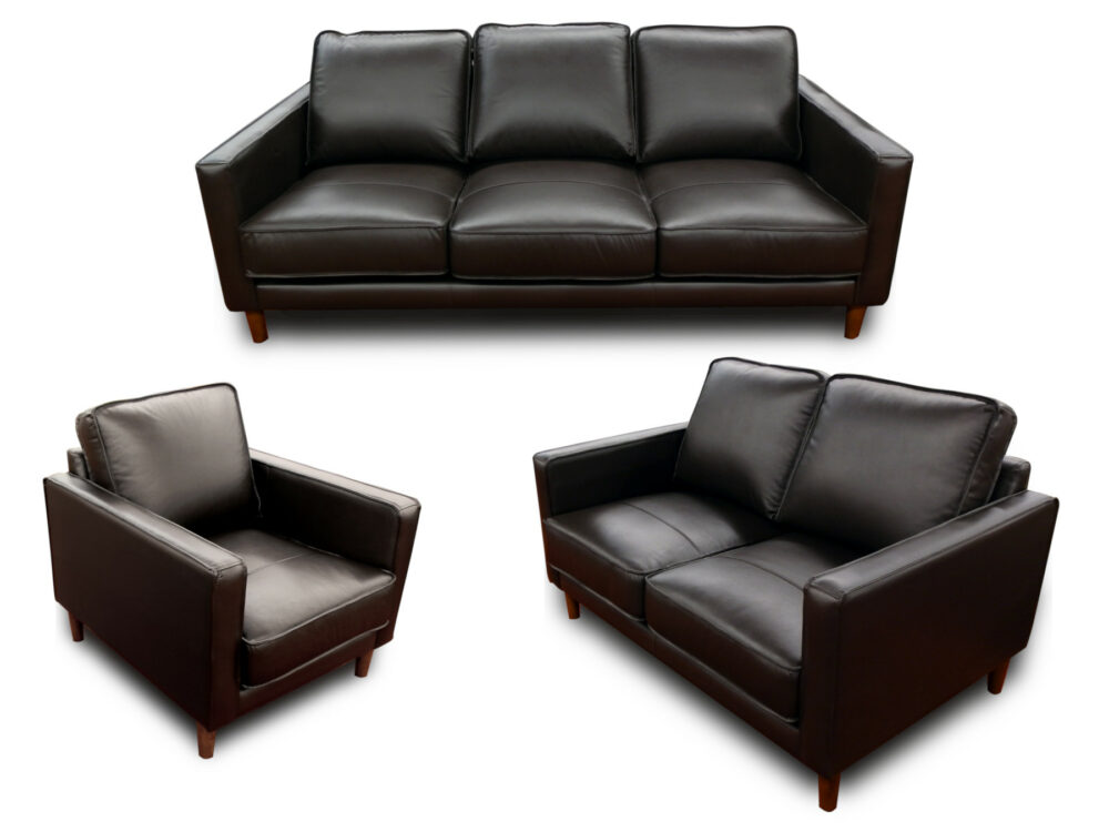 25232 - sofa - set - CA-EI15070 - chocolate