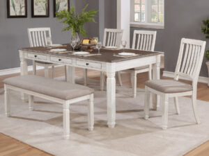 25496 - table - set - MF-7412 - white