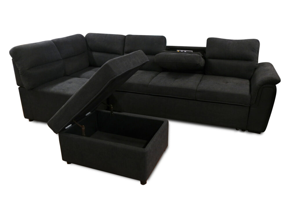 25515 - sectional - TF-9008 - ottoman - open