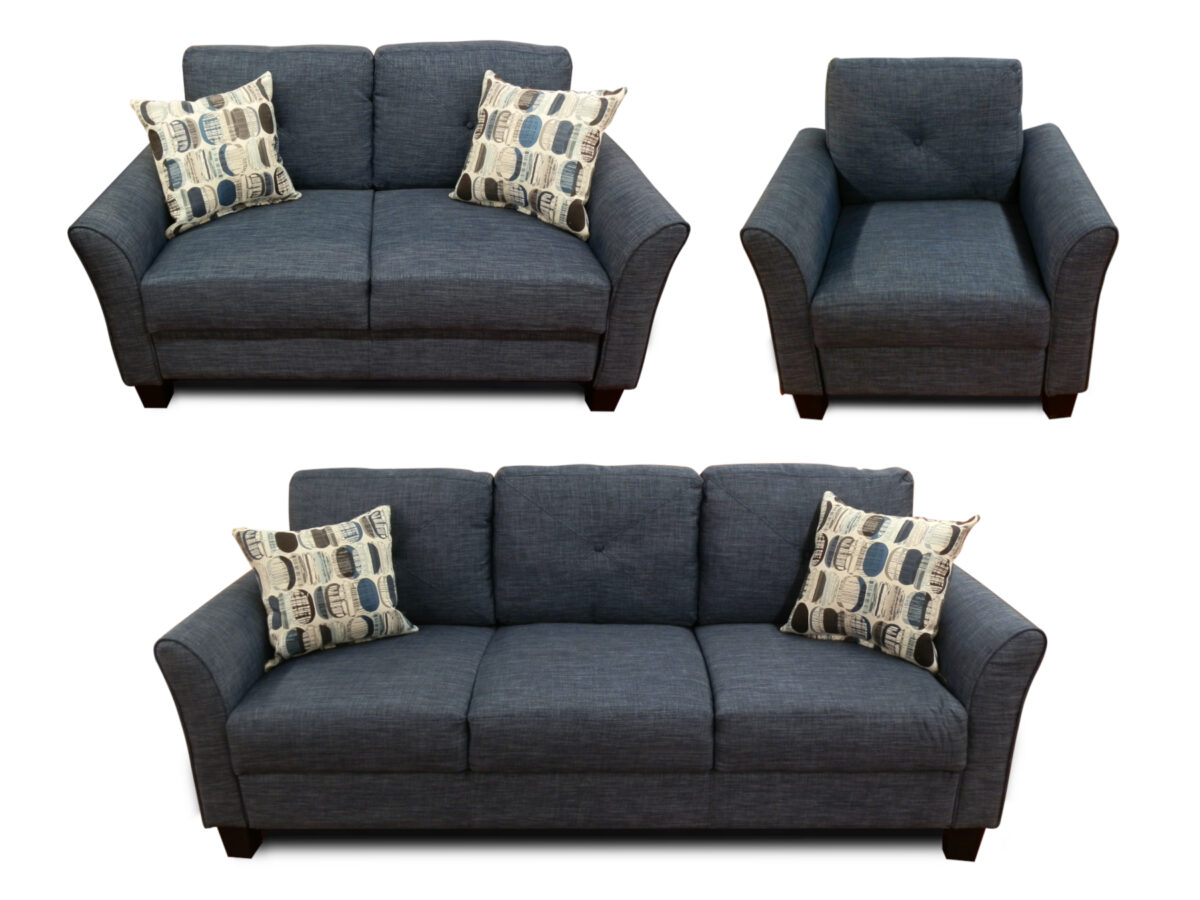 Linen Sofa Set - Image