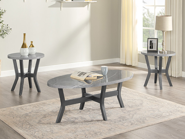 Coffee and 2 End Tables - Image