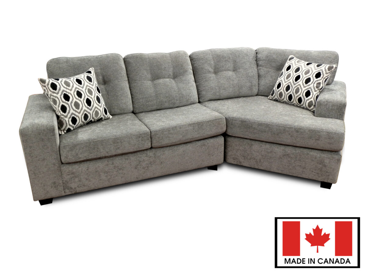 Sofa With Cuddler Corner – Made in Canada | Nothin' Fancy