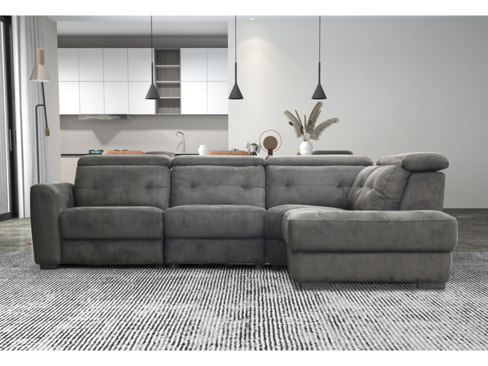 26266 - sectional - PR-PARKER - headrests - down