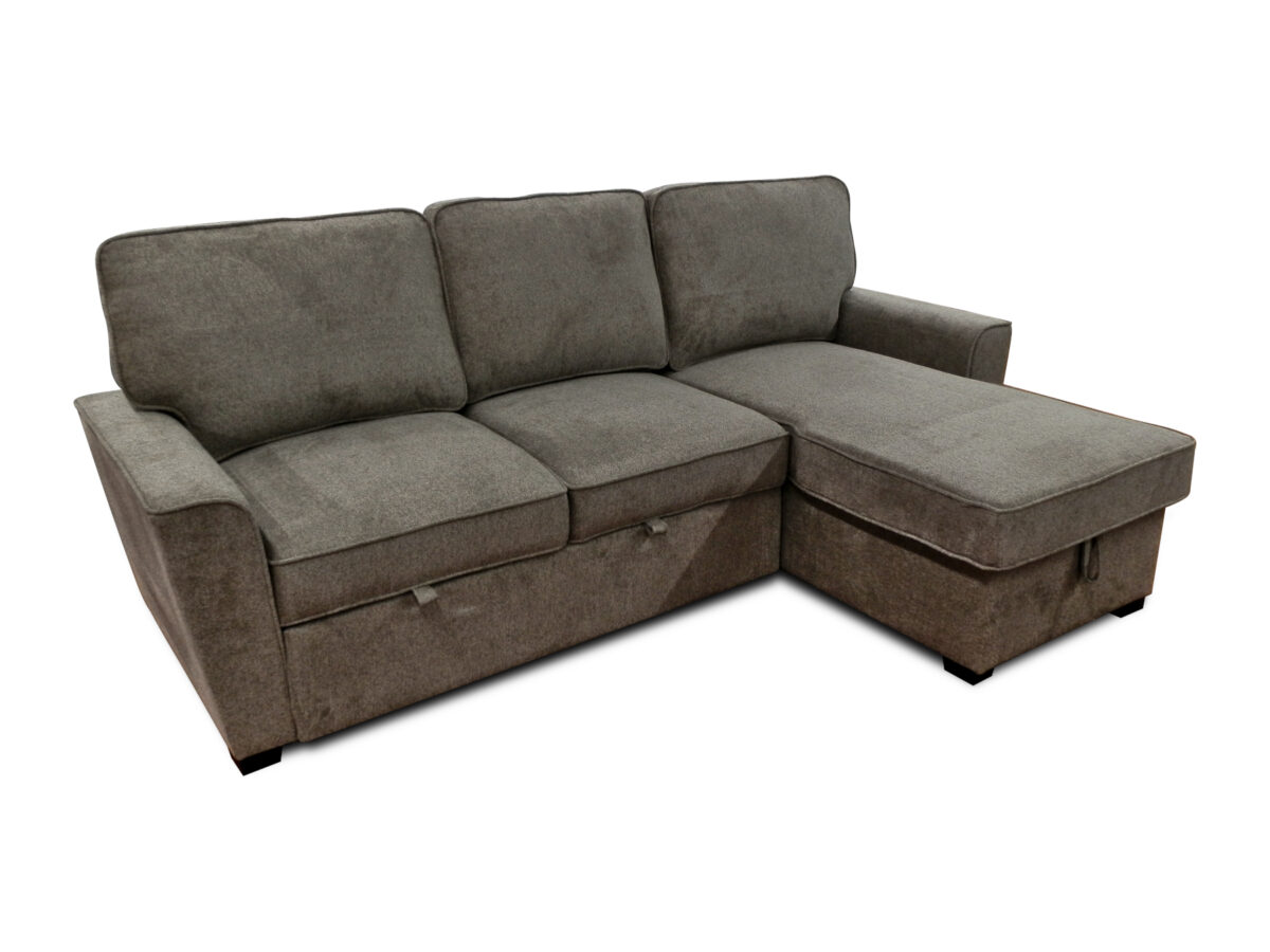 Sectional with Pop-up Bed and Storage