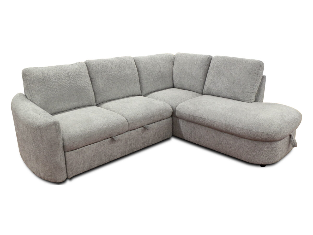 Sectional with Popup Bed and Storage