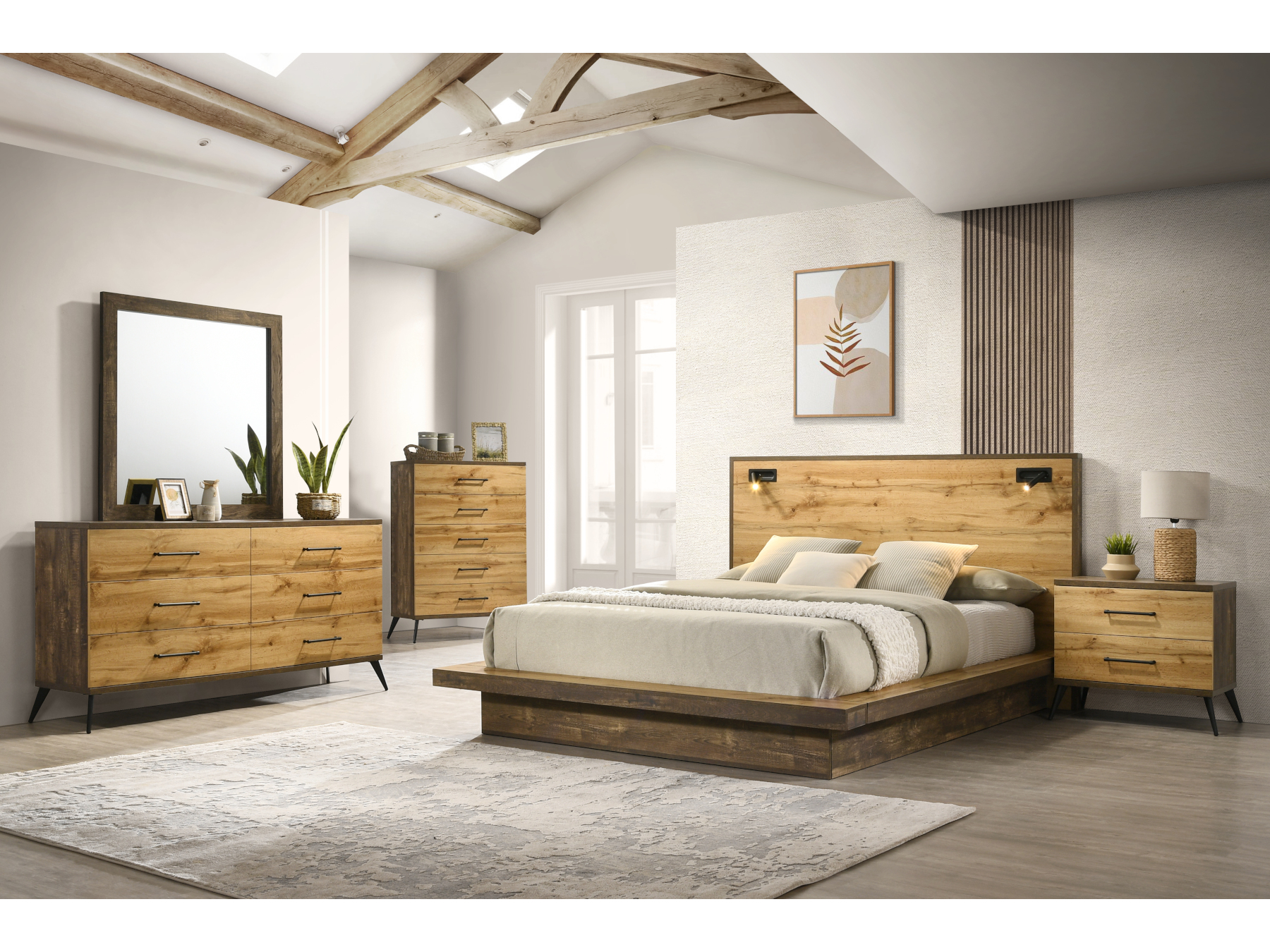 26875 - bedroom - set - LF-306A - in - room
