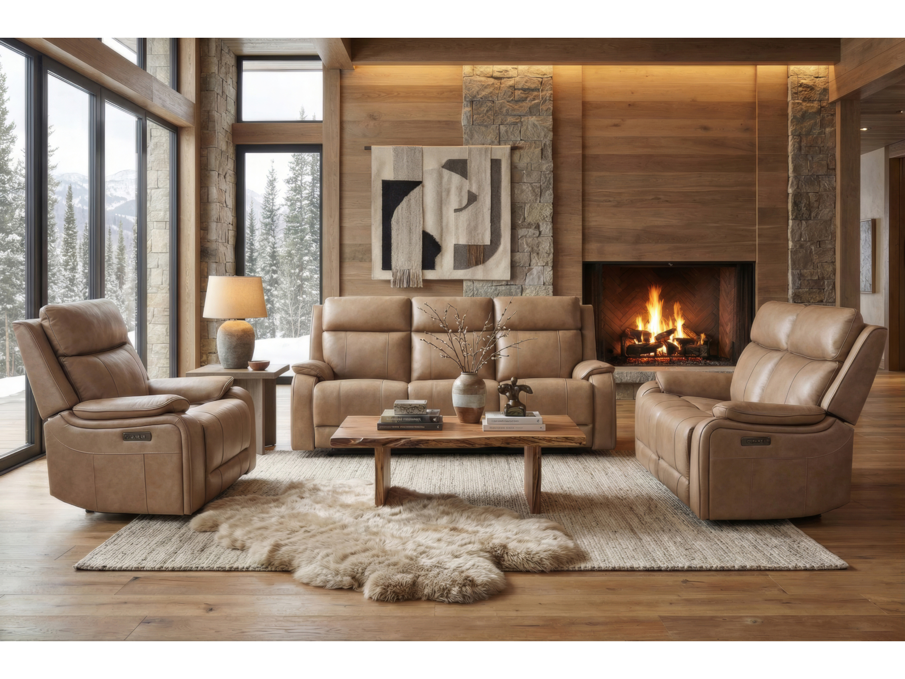 26899 - sofa - set - PR-BRINDLE - in - room
