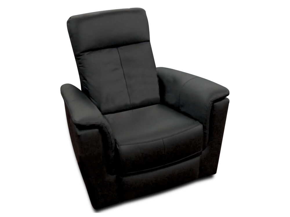 Leather Match Power Recliner - Image