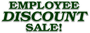 Employee Discount Sale - Banner Image