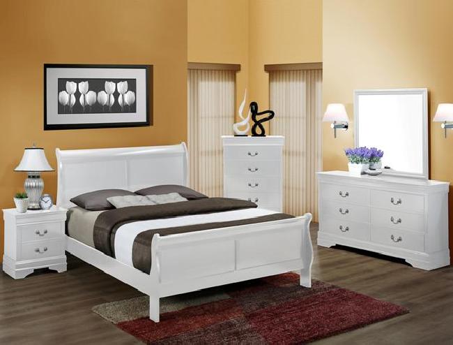 5-Piece White Bedroom Set | Nothin' Fancy Furniture Warehouse